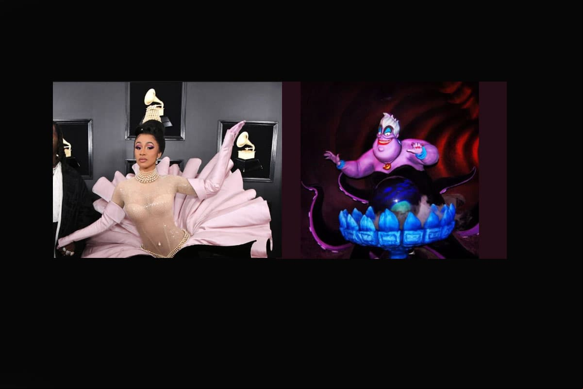 Sin duda, la reina de los memes de esta premiación fue para Cardi B quien usó un peculiar diseño del francés Thierry Mugler con el cual se robó la atención de los asistentes.