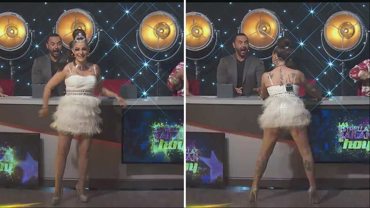 Lolita Cortés protagoniza atrevido twerking en plena transmisión de Hoy y pone a todos a sudar