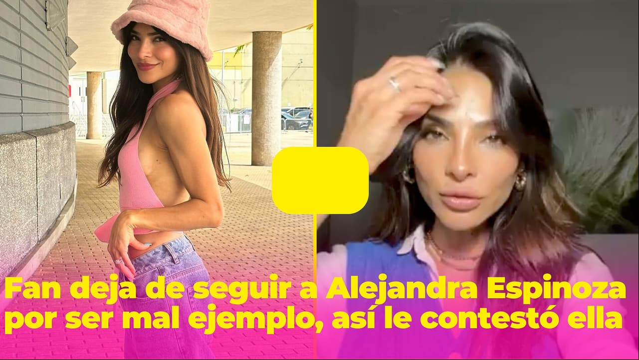 Alejandra Espinoza responde tajante a la mujer que cree que no es buen ejemplo para su hija por estar “flaca”