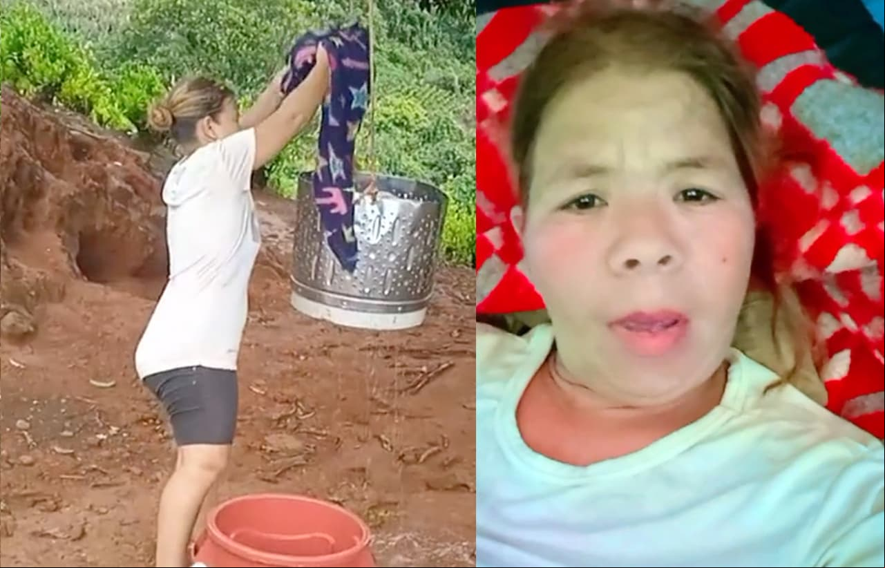 Señora crea una secadora de ropa muy creativa y aplauden su ingenio en redes