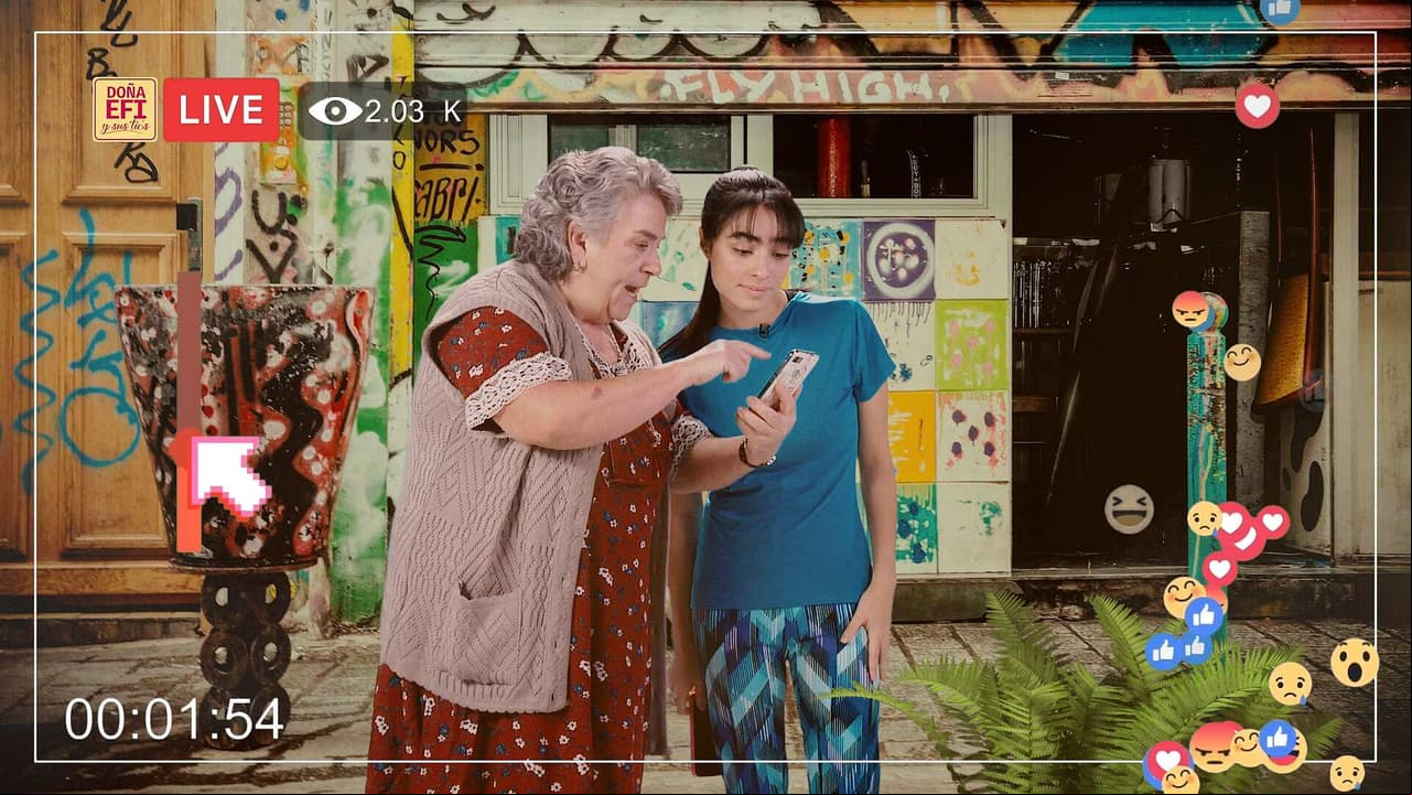 Doña Efi le da a Gemma tips para el buen uso de información en redes sociales
