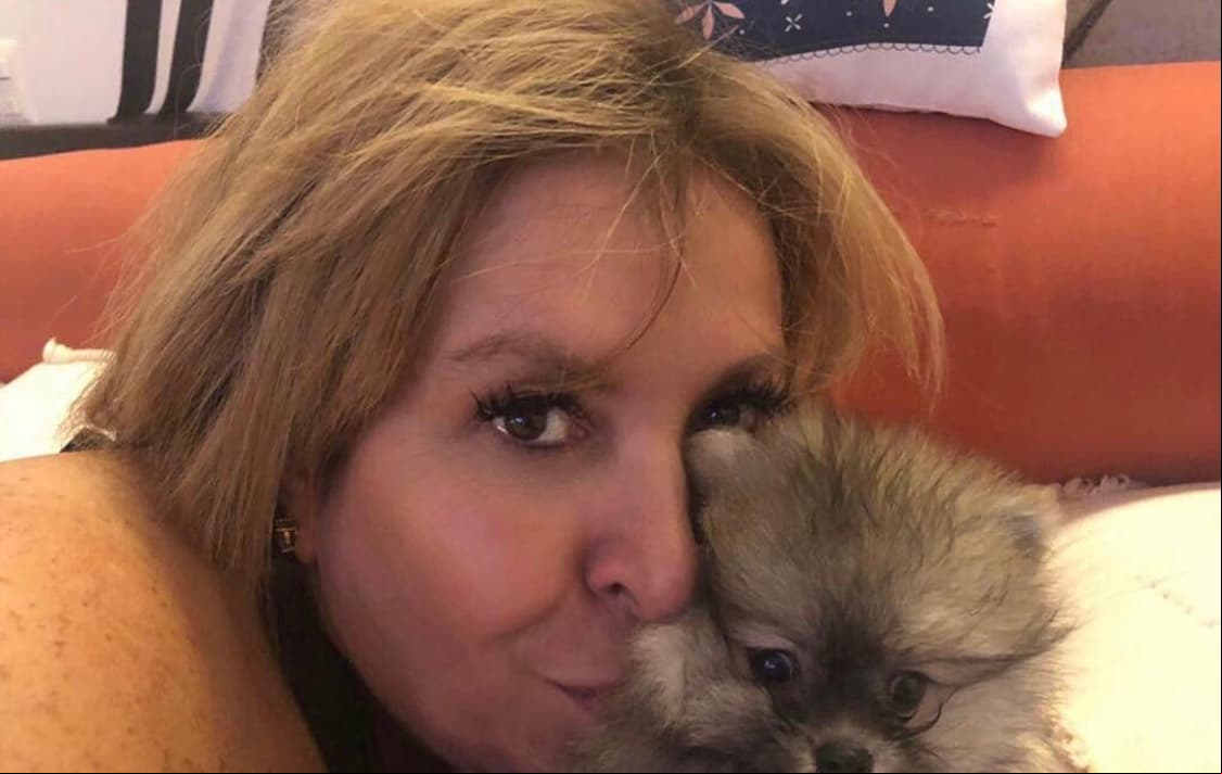 En el perfil social de la productora, aún se pueden encontrar diversas imágenes donde aparece junto a su "nieto".