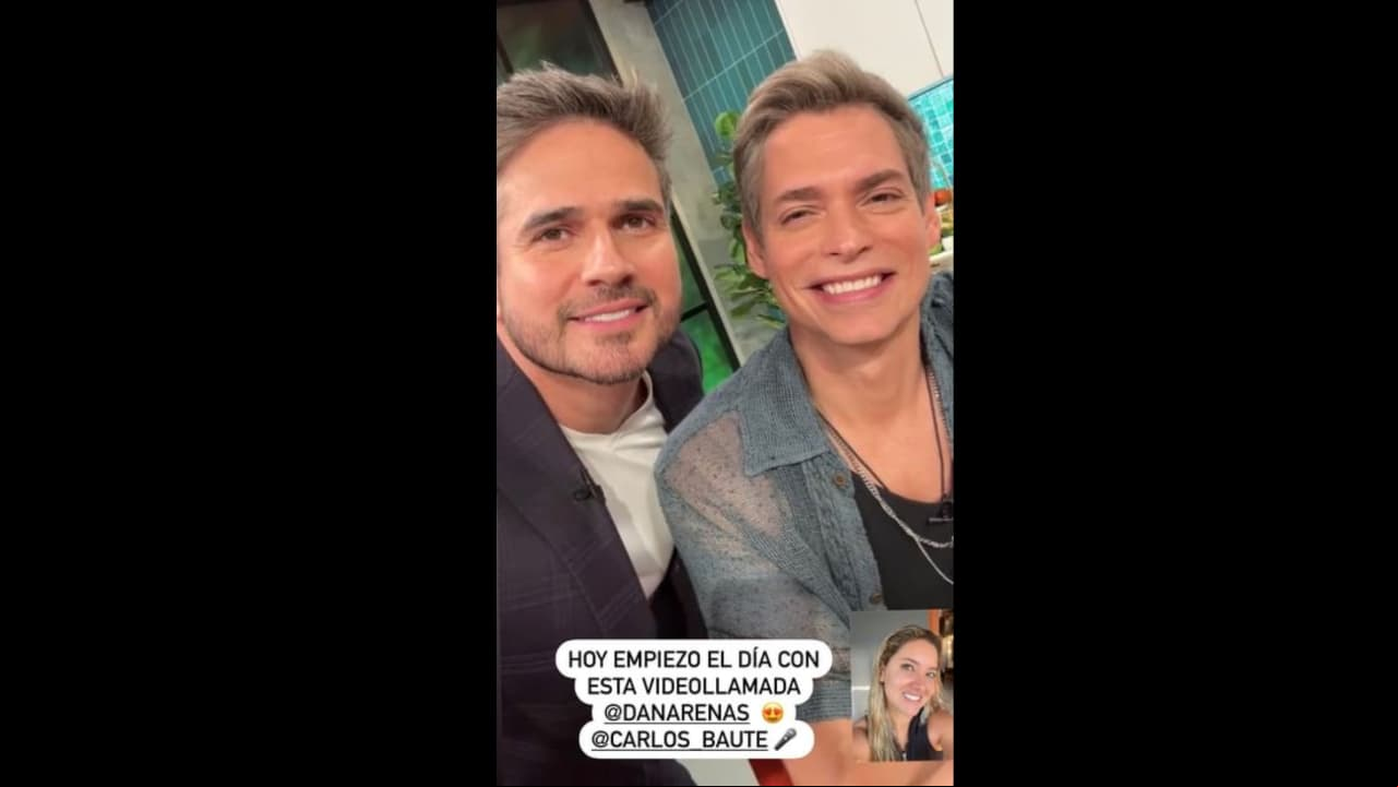 Así sorprendió Daniel Arenas a Daniella Álvarez: ella lo exhibe en foto