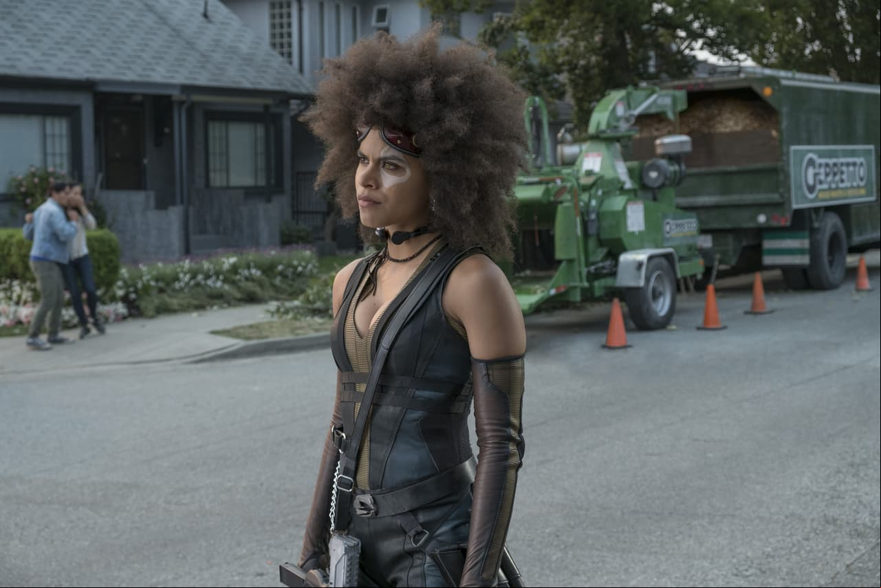 Zazie Beetz interpreta a 'Domino', una mutante con mucha suerte