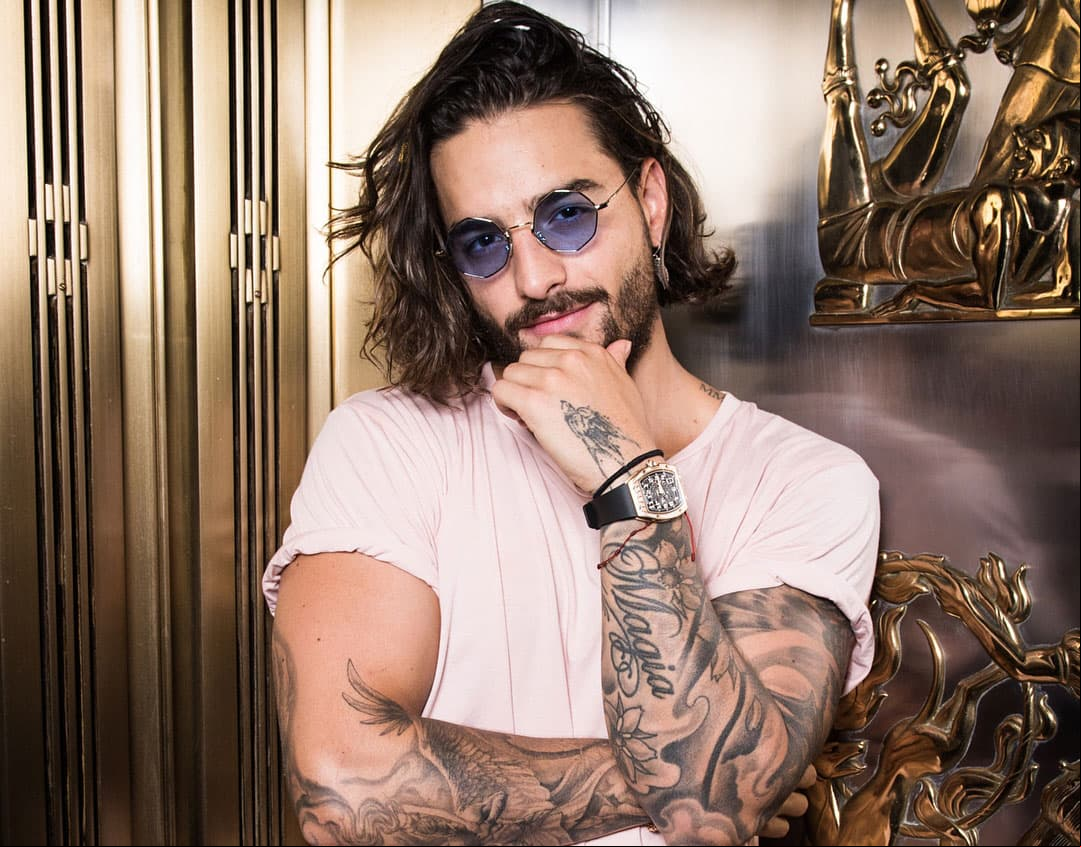 Maluma asistió a la fiesta de cumpleaños de Domenico Dolce y conoció a una personalidad de la realiza británica