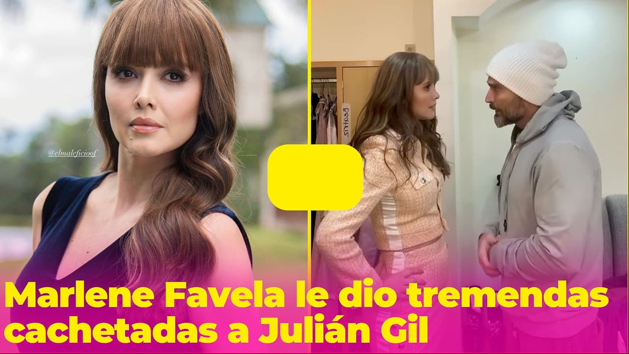 Marlene Favela y Julián Gil protagonizan tremenda 'pelea' fuera de las telenovelas