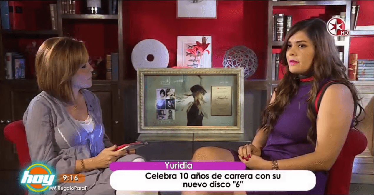 Yuridia presenta su nuevo material discográfico titulado &#8216;Seis&#8217;