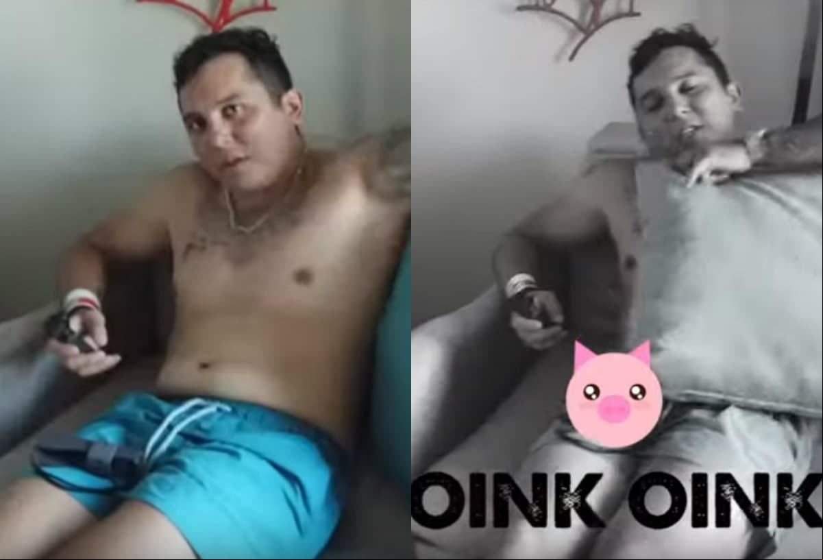 Kimberly Flores se burla de la pancita de Edwin Luna