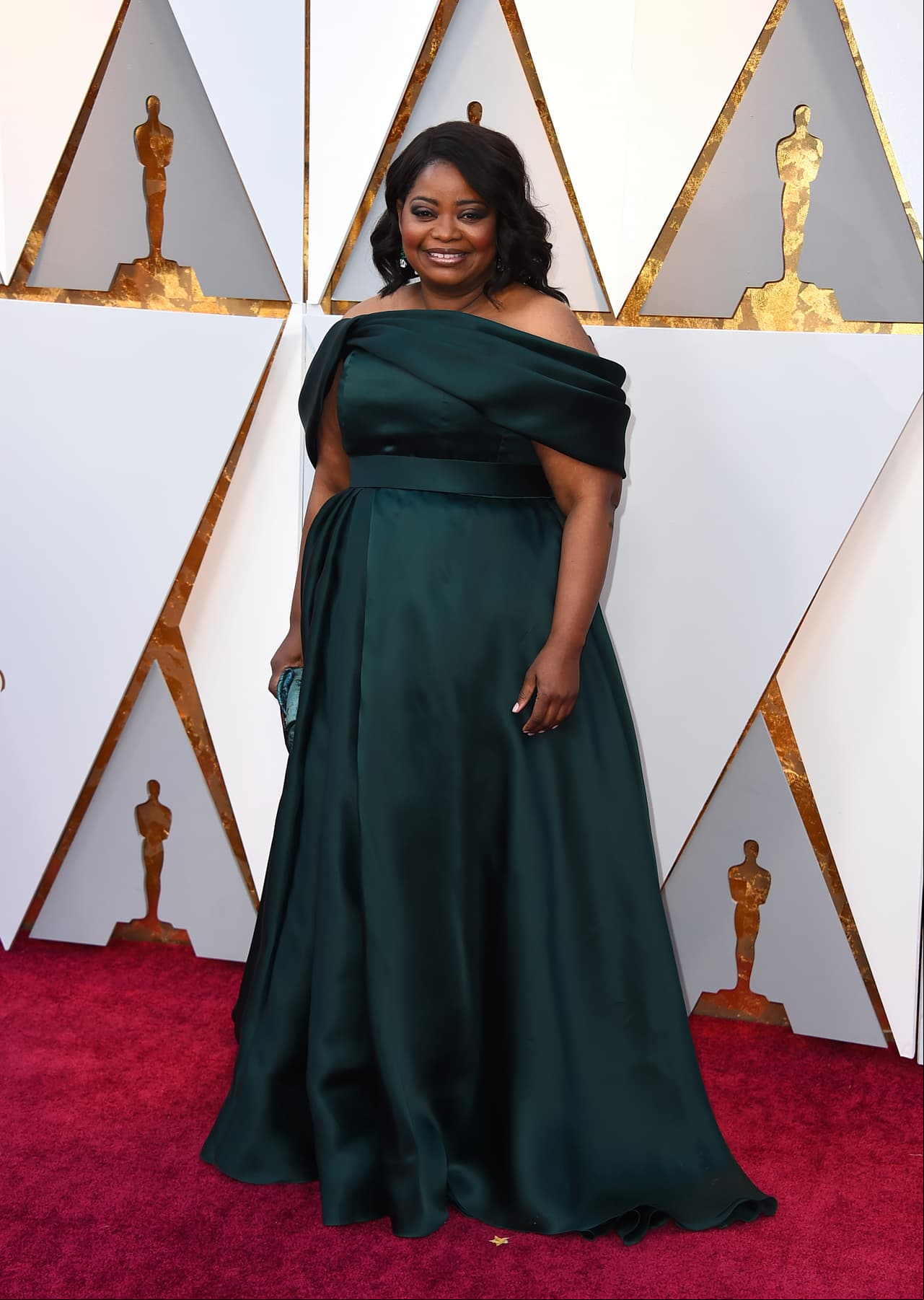 Octavia Spencer impactó con Brandon Maxwell, con el que lucía despampanante.