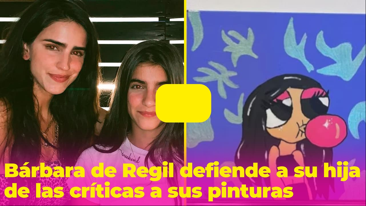 Bárbara de Regil defiende a su hija por sus polémicas pinturas: le llueven más burlas