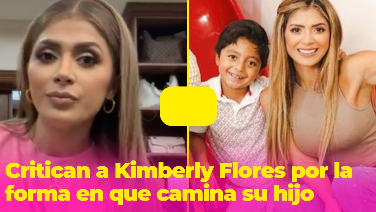 Kimberly Flores se defiende de quien la acusa de derrochar dinero en vez de llevar a su hijo al doctor