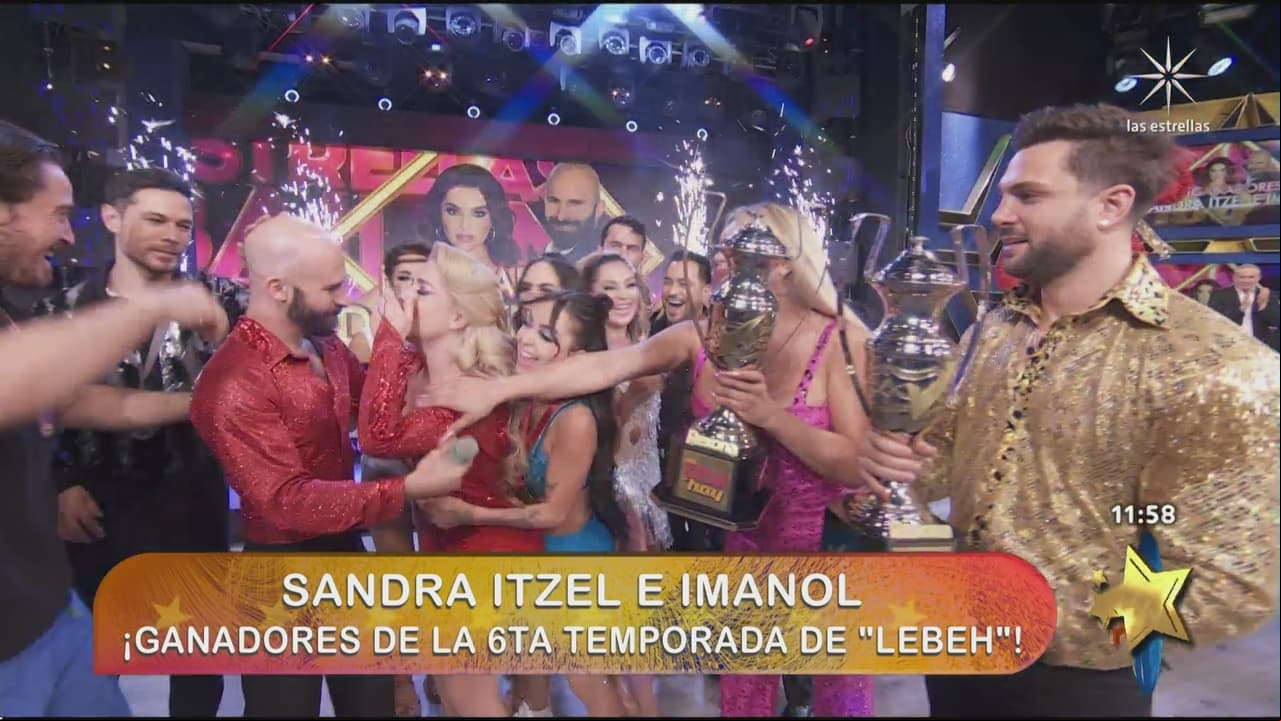 Sandra Itzel rompió en llanto tras ganar, junto a Imanol, Las Estrellas Bailan en Hoy