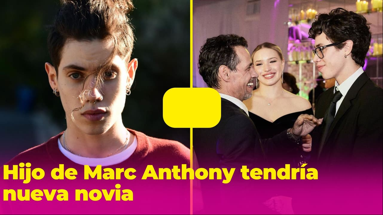 Hijo menor de Marc Anthony tendría nueva novia a meses de haber ido con su ex a la boda de su papá