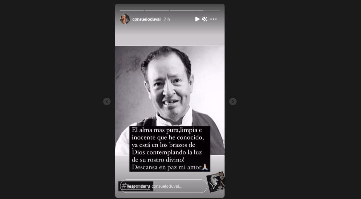 Consuelo Duval despide a Sammy Pérez con emotiva publicación.