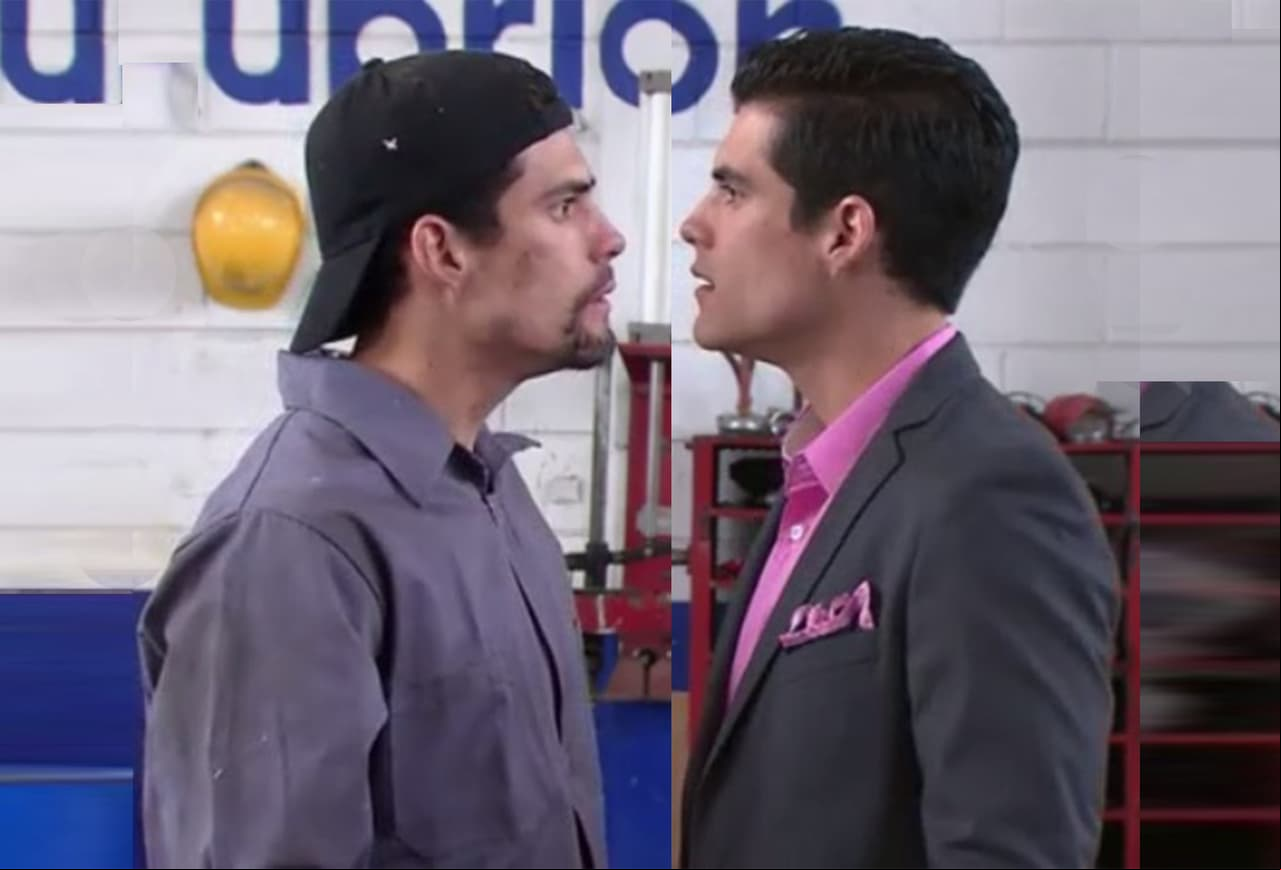Erik Díaz interpretó un doble papel, un chico rico y uno pobre, en "Dos gotas de agua no siempre son iguales"