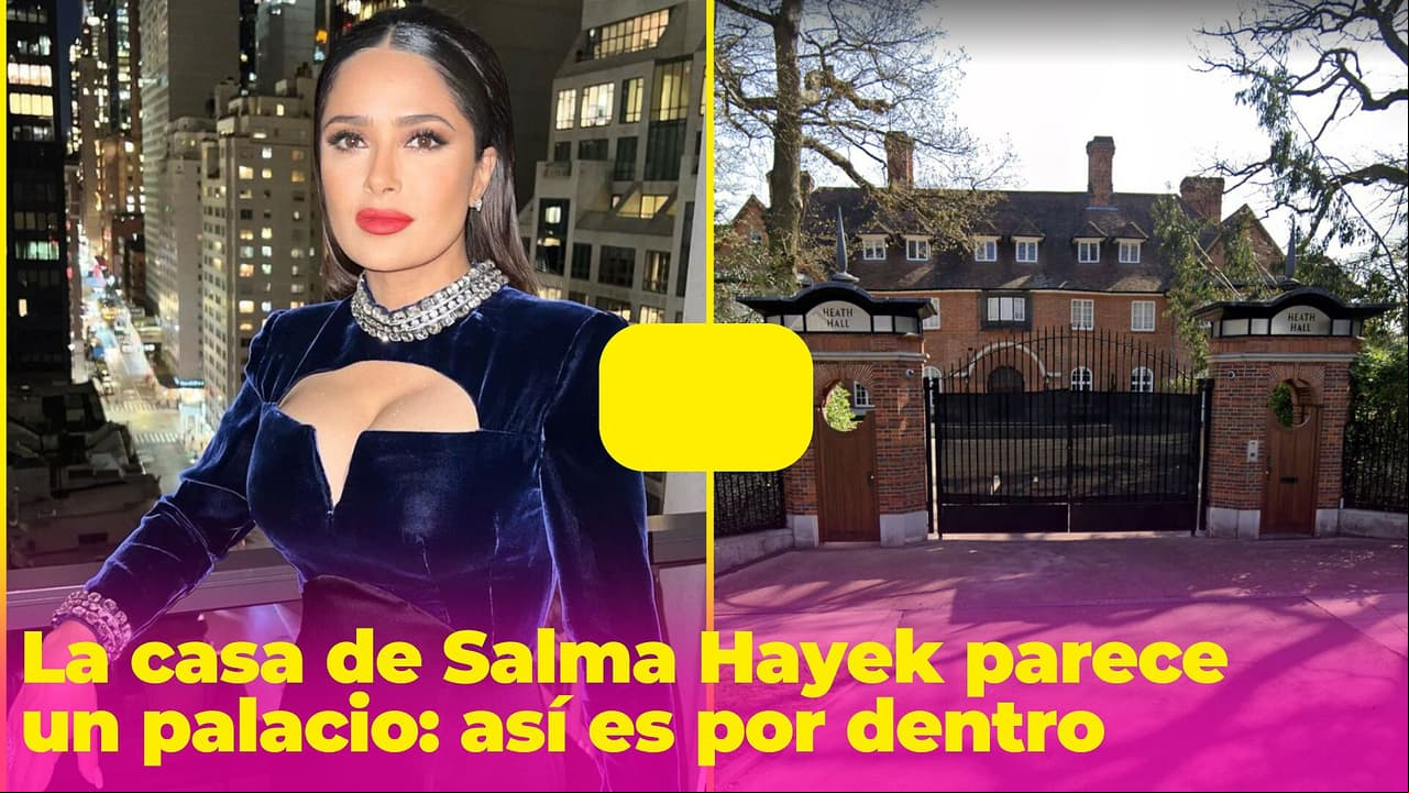 Salma Hayek no vive en una casa, ¡parece un palacio! Esto es lo que hay dentro de su hogar