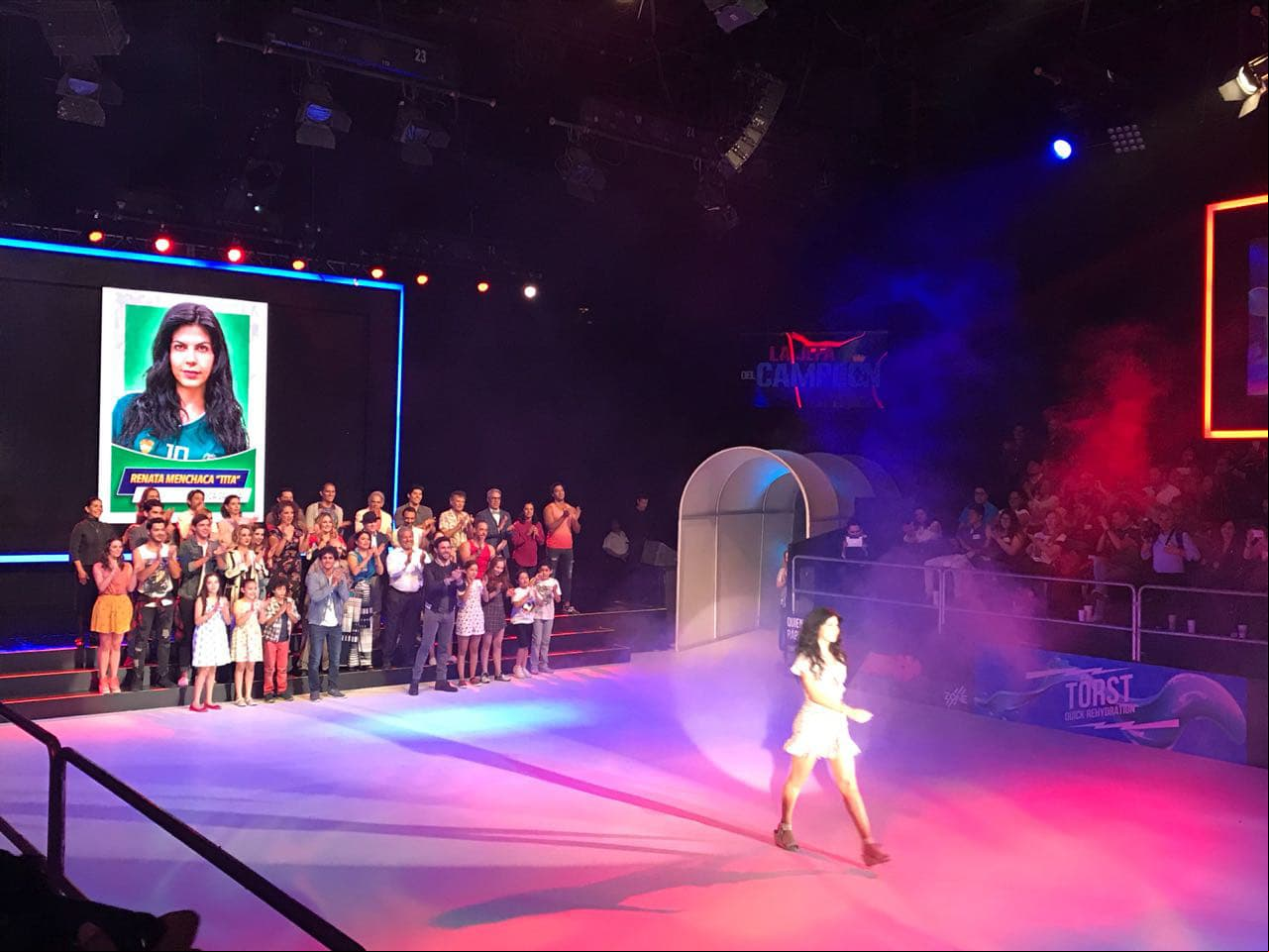 África Zavala en la presentación de 'La Jefa del Campeón'