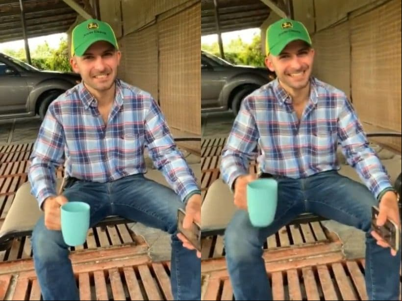 Imanol Landeta reapareció en las redes de su padre a cinco años de su retiro.