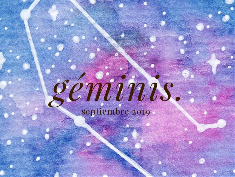 Horóscopo Géminis: ¿cómo será septiembre para ti?