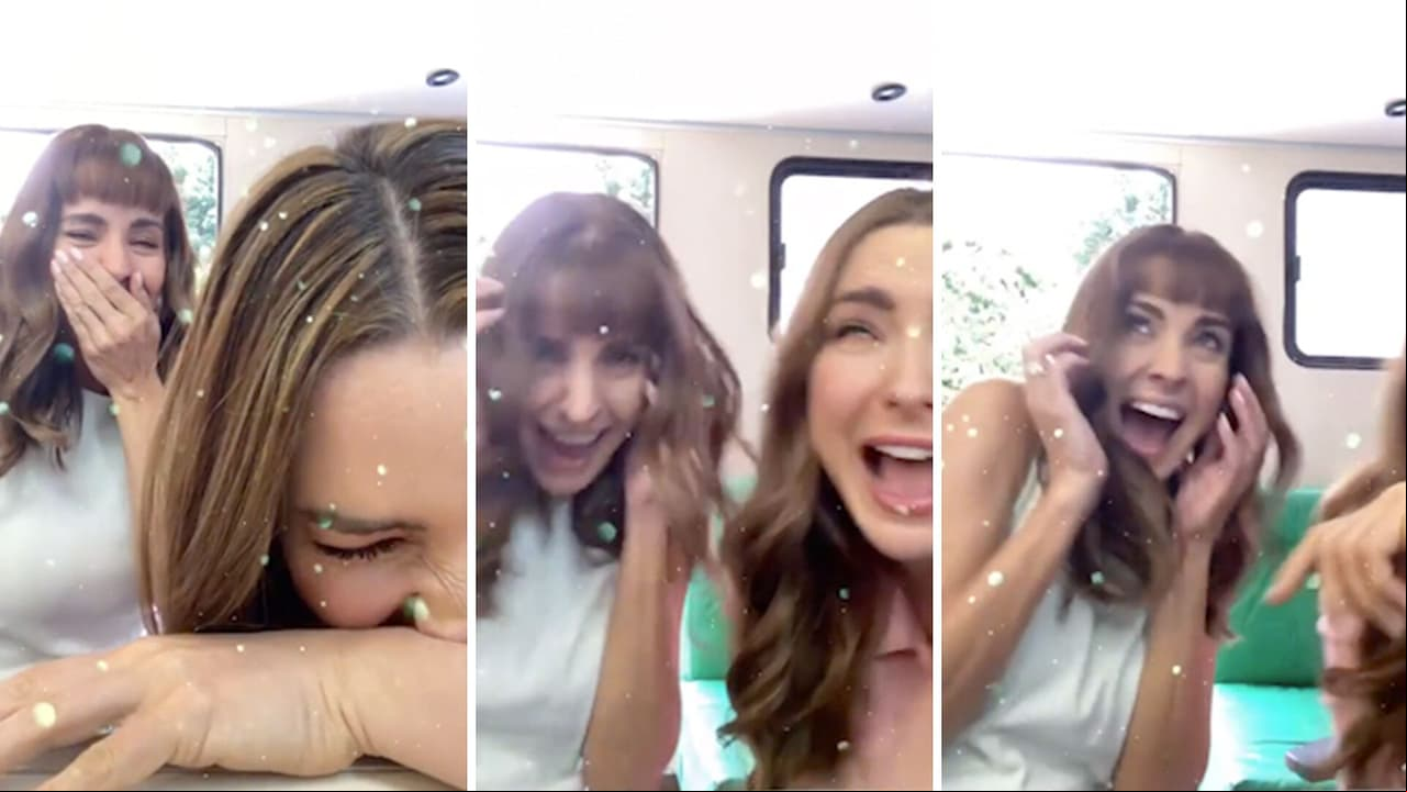 Ariadne Díaz y Alejandra Barros se llevan tremendo susto en transmisión en vivo