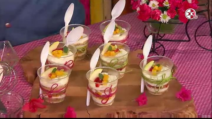 Receta: Cheesecake de frutas en vaso, del Chef Sandoval