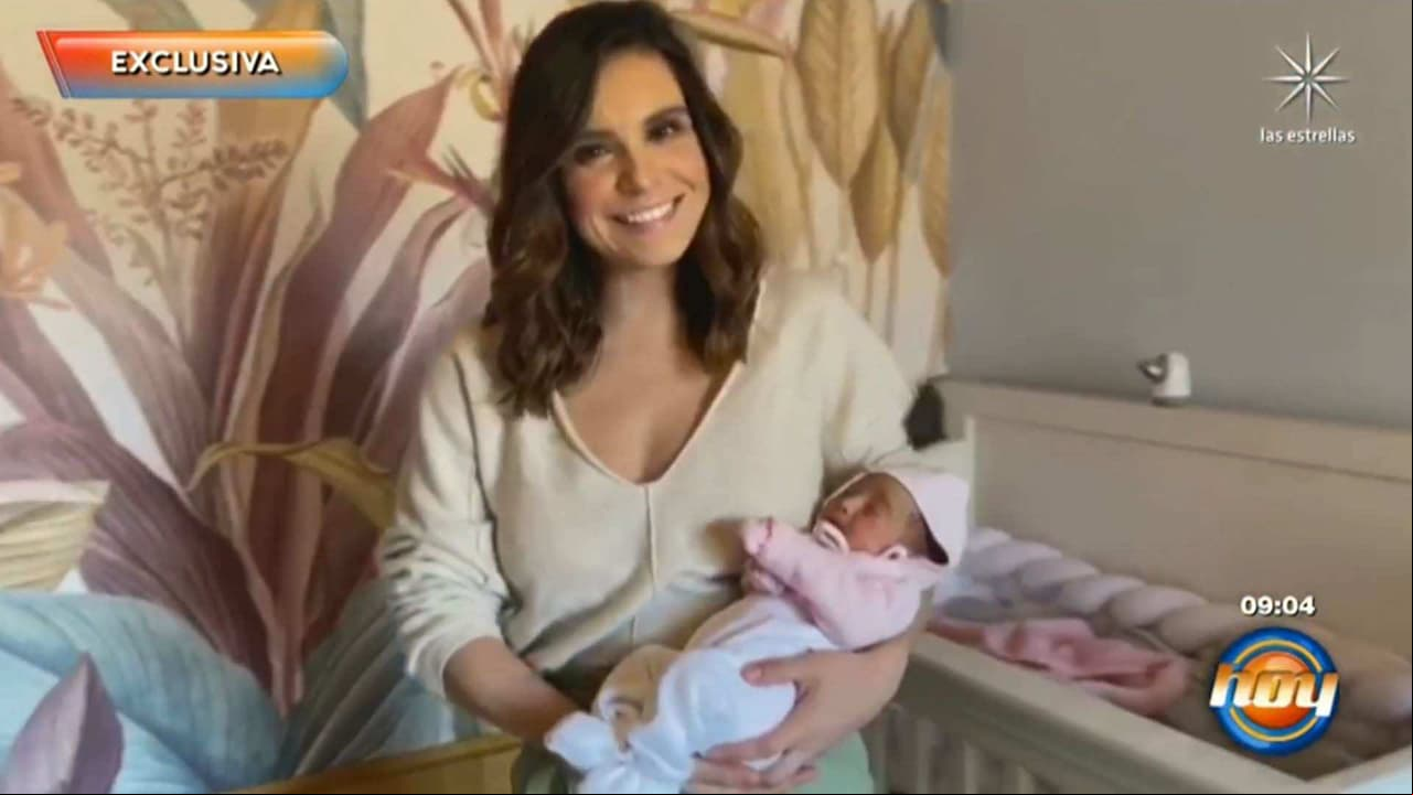 Tania Rincón presenta a su hija Amelia en el programa Hoy a días de dar a luz: ‘Ha sido duro’