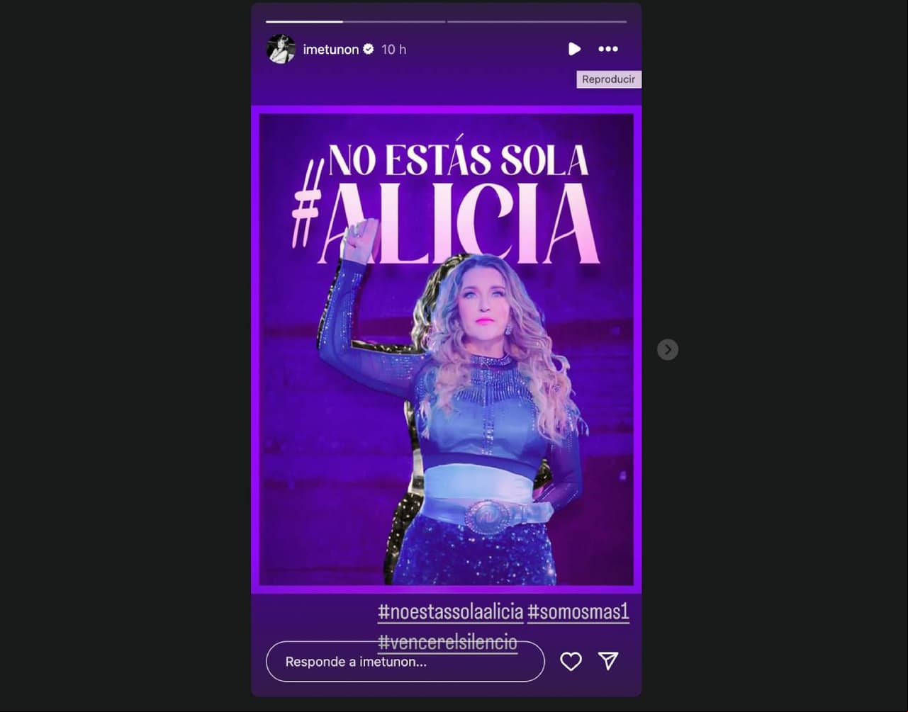 Imelda Tuñón apoya a Alicia Villarreal.