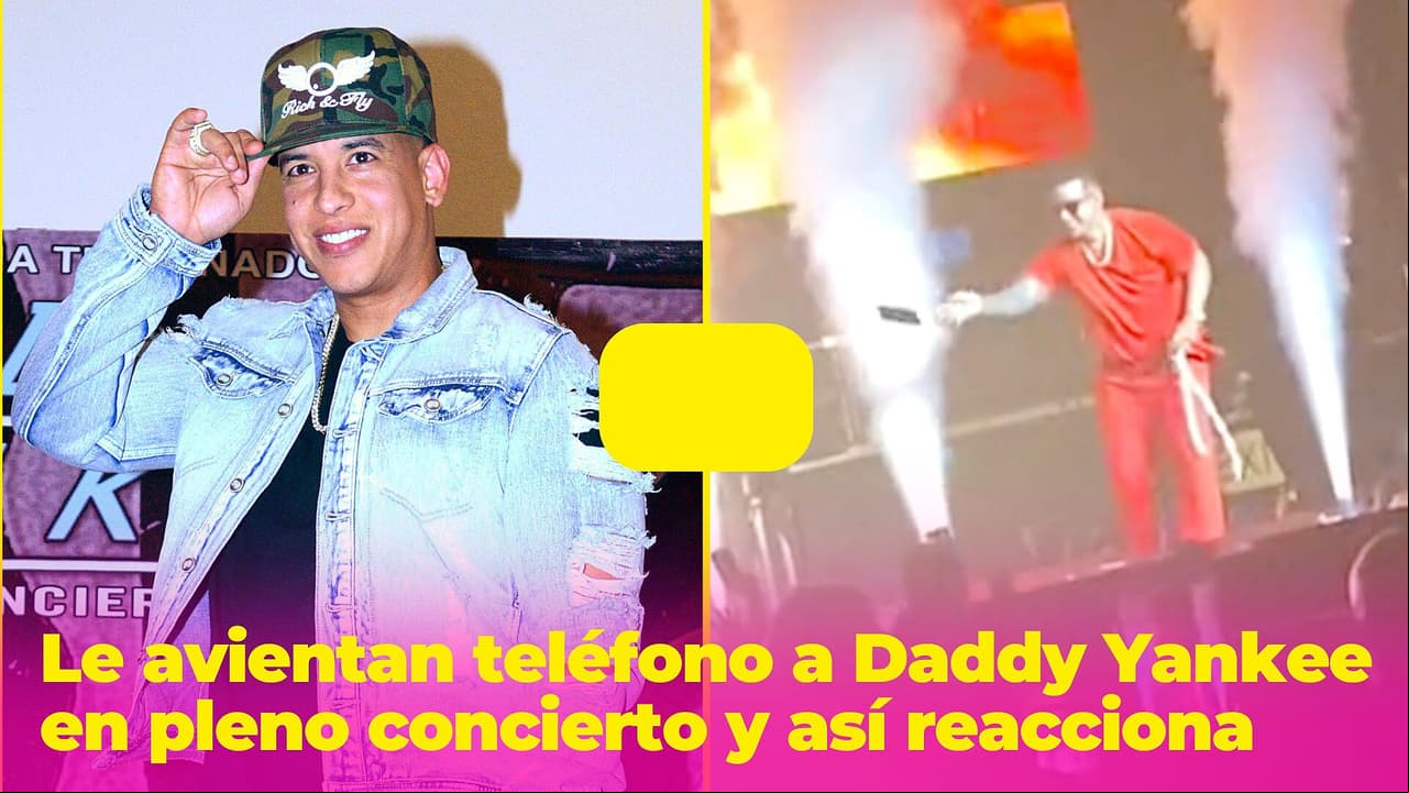 Le avientan teléfono a Daddy Yankee en pleno concierto, así fue su inesperada reacción