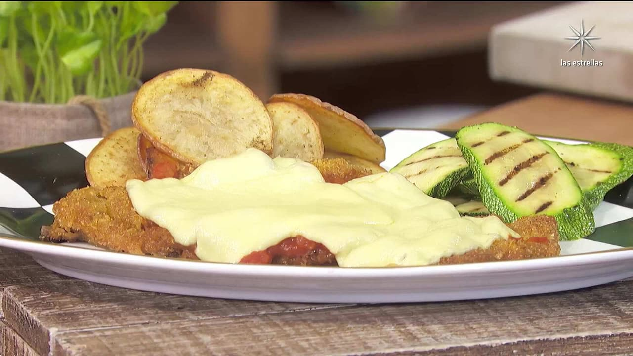 Receta original: Milanesa napolitana