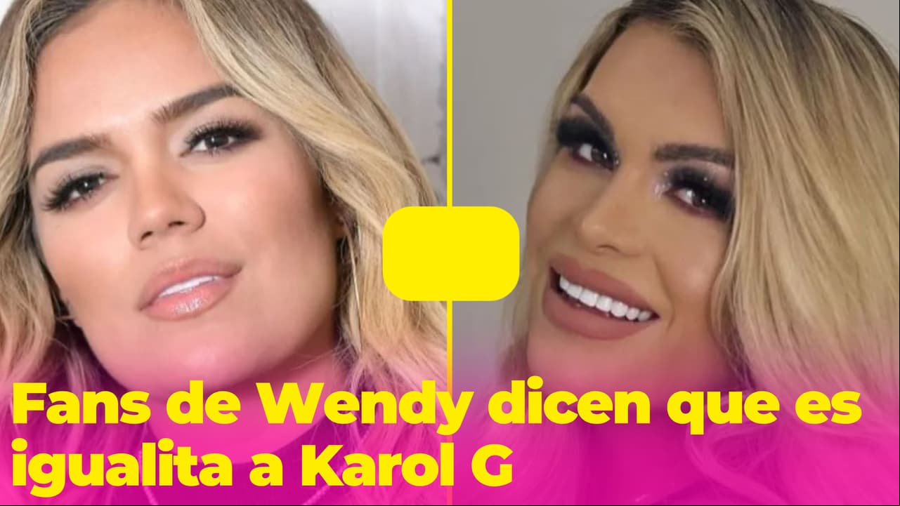 ¿Wendy y Karol G se parecen? Fans dicen que son igualitas al ver estas imágenes