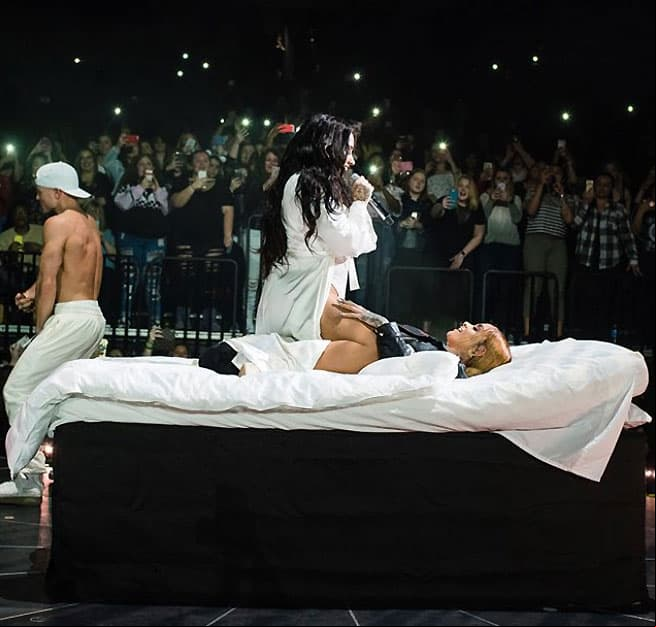 Demi Lovato y Kehlani ofrecieron un sexy show