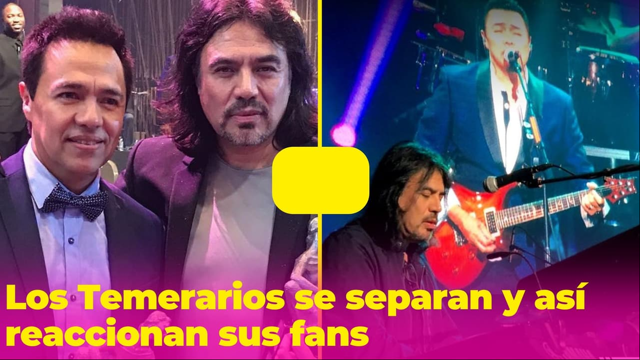 Los Temerarios anuncian su separación y así reaccionan sus fans: "Es un día triste y lluvioso"