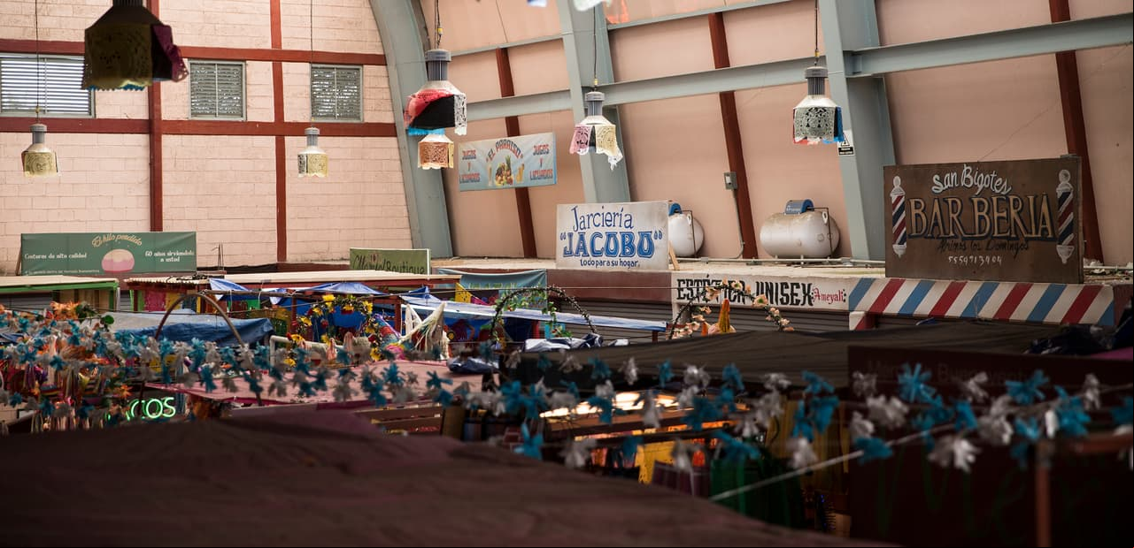 Está inspirado en la esencia de los mercados que existen en la Ciudad de México.