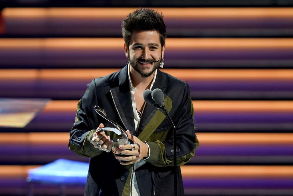 Camilo obtuvo el premio como Artista pop del año