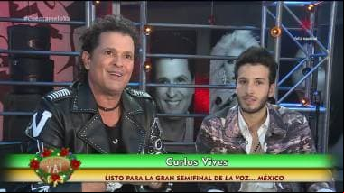 Carlos Vives y Sebastián Yatra unieron sus voces en La Voz México