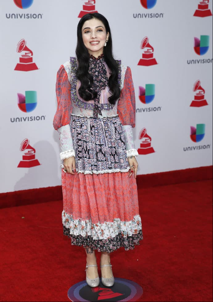 Mon Laferte en el Latin Grammy