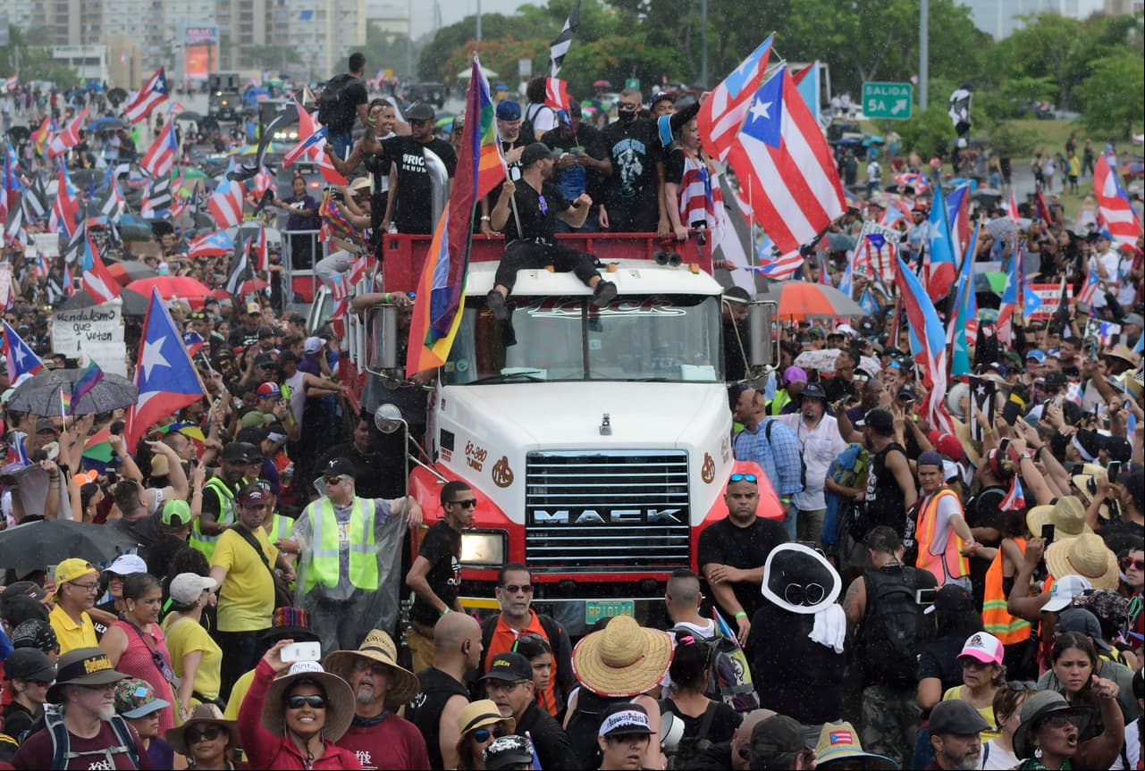 La gran marcha que se realizó en San Juan el 22 de julio por miles de ciudadanos fue acompañado por las grandes figuras de la música boricua.
