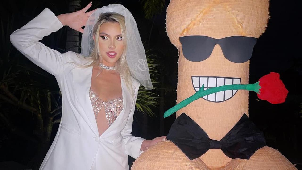 Lele Pons festeja su despedida de soltera con irreverente piñata