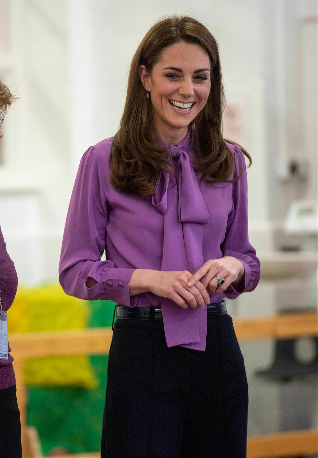 Kate Middleton portó la blusa al revés