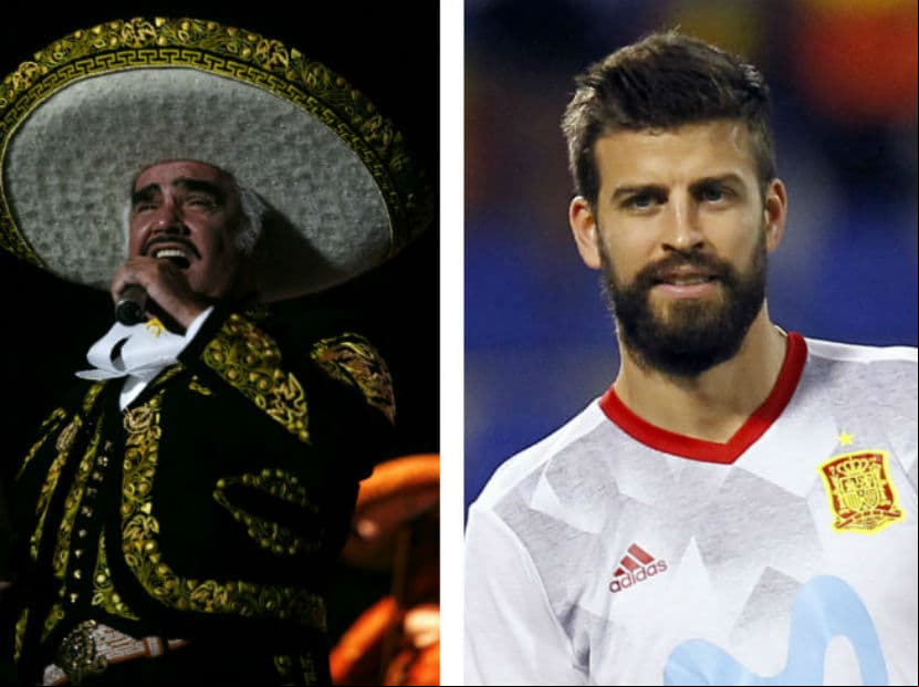 ¿Qué tienen en común Vicente Fernández y Gerard Piqué?