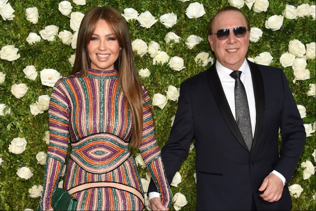 Tommy Mottola y Thalia, más enamorados que nunca en esta foto