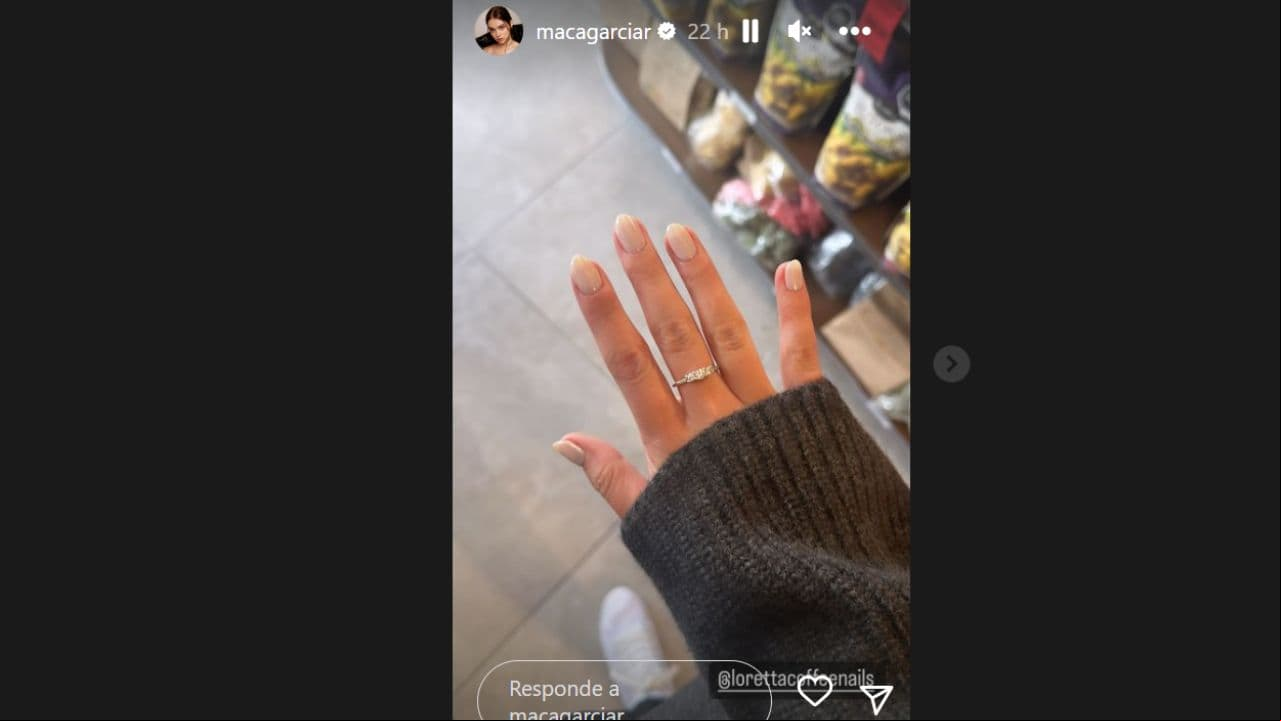 Maca García luce un anillo que podría ser de compromiso