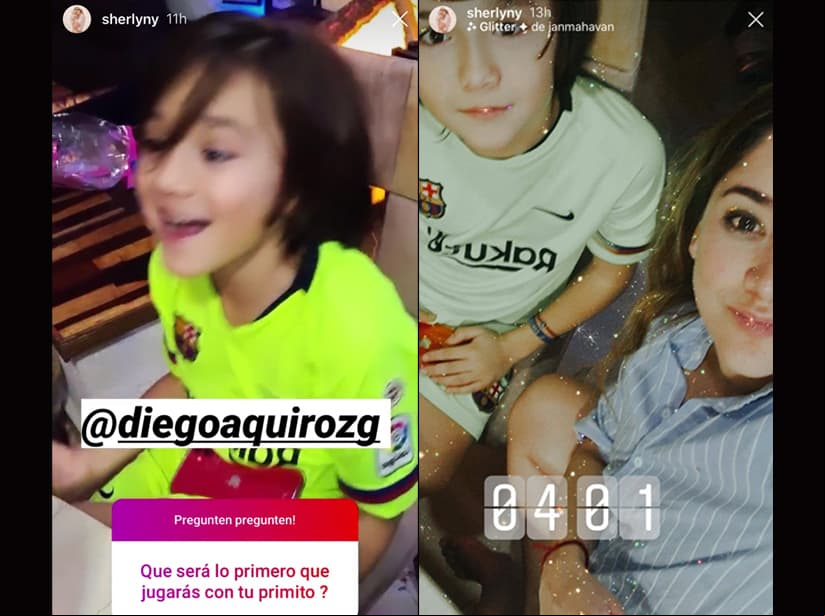 Sherlyn comparte una sesión de preguntas y respuestas con su sobrino Diego