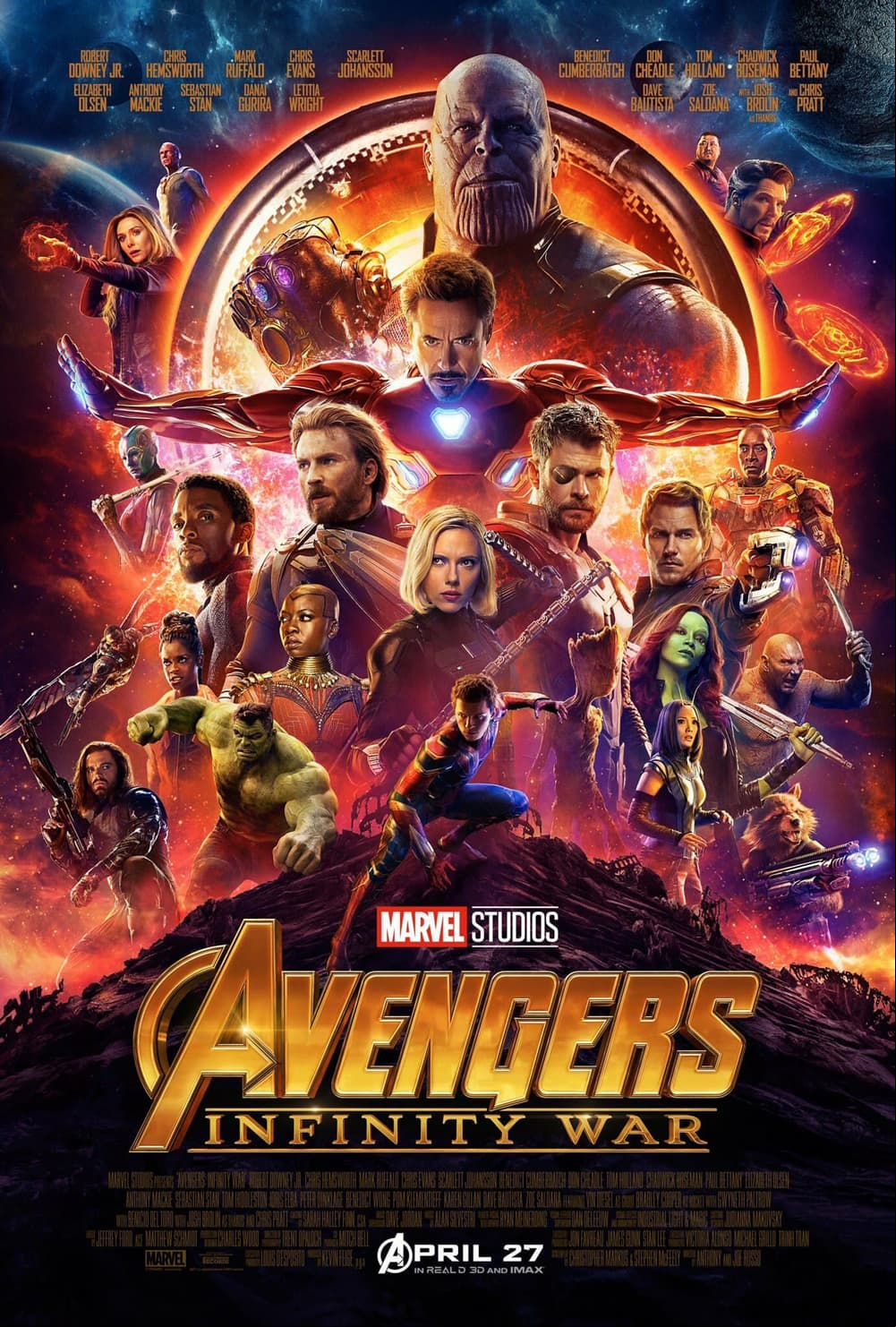 Fecha de estreno: 27 de abril (FOTO: Marvel Studios)