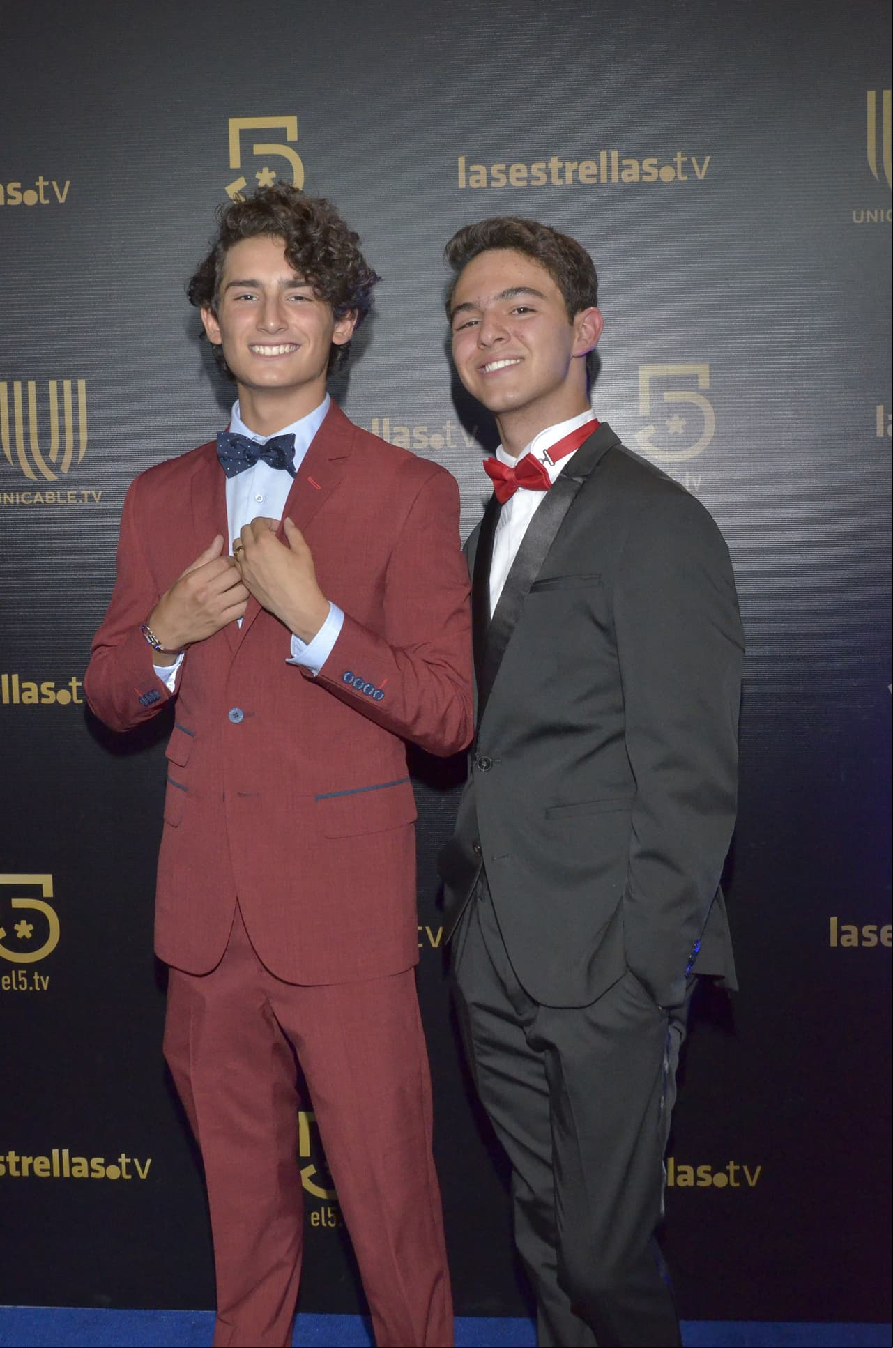 Emilio Osorio y Joaquín Bondoni en los Premios TVyNovelas 2019