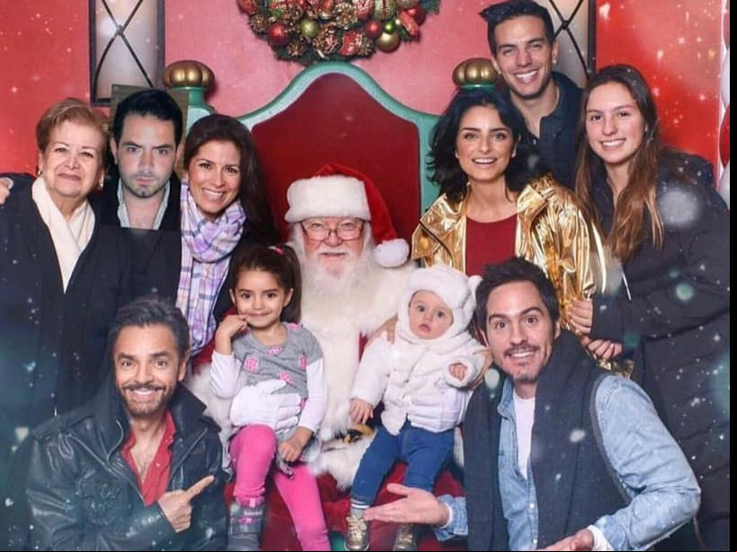 Aislinn (Gabriela Michel), Vadhir (Silvia Prince), José Eduardo (Victoria Ruffo) y Aitana (Alessandra Rosaldo): todos son medios hermanos y su vínculo directo de sangre es Eugenio Derbez.