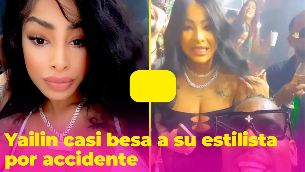 Yailin casi besa a su estilista por accidente: mira cómo terminó el momento en pleno ‘live’