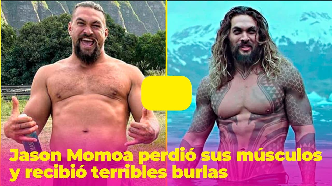 Jason Momoa perdió sus músculos y se burlaron de él: explicó por qué no necesita ir al gimnasio