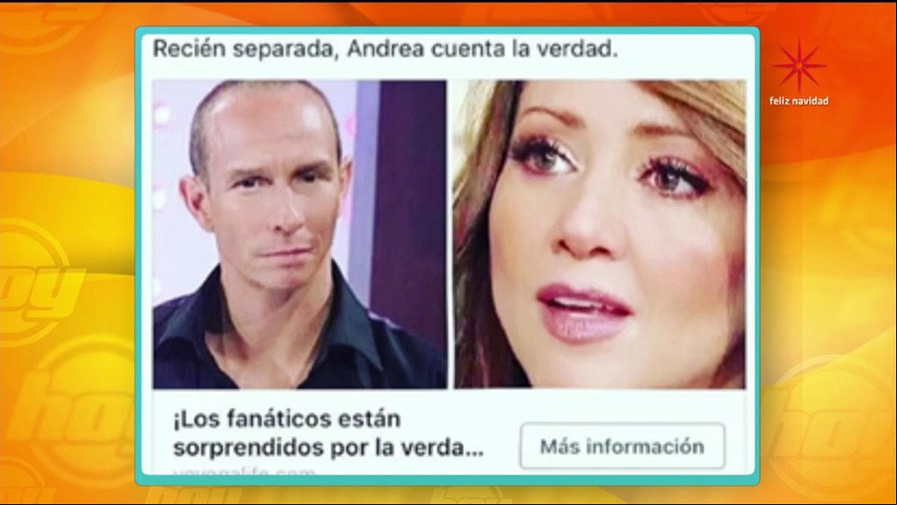 ¡Andrea Legarreta desmiente separación!