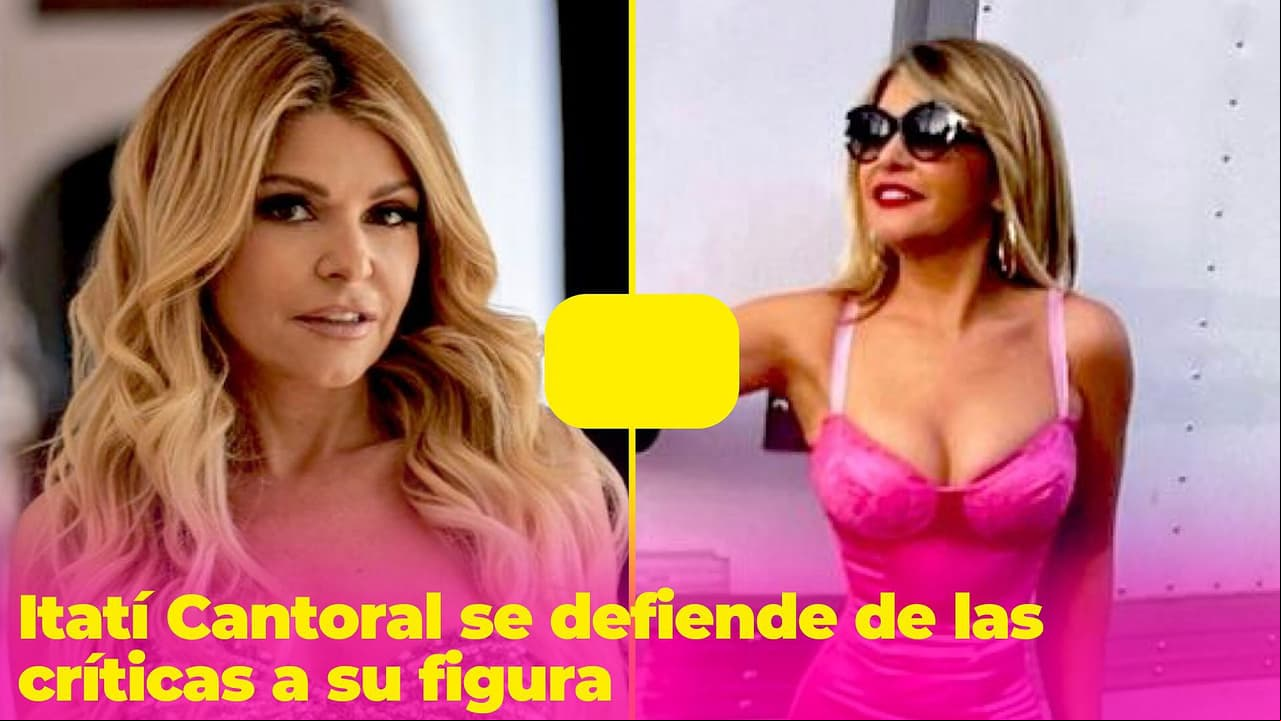 Itatí Cantoral se defiende de las crueles críticas sobre su cuerpo: "Tengo la misma talla"